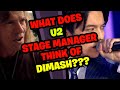 U2 Stage Manager Reacts to DIMASH!