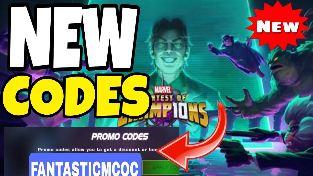Marvel Contest Of Champions Promo Codes 2025