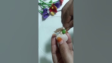 How to make clay craft #dream #dreamcrafts #diy #dreaminterpretation #art #clay craft#clay#flower