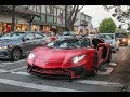 F12TDF/Aventador SV モントレーカーウィーク Supercar sound in Monterey car week. Day2 Part6.