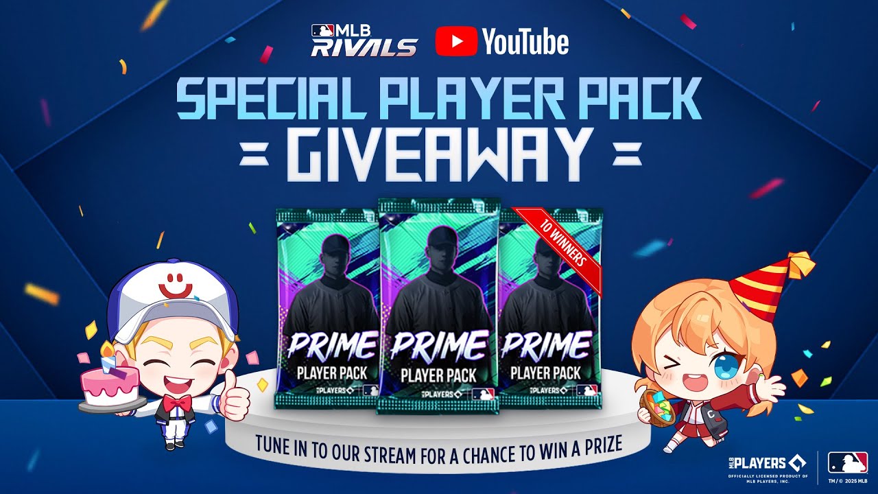 MLB Rivals | Prime Player Pack Giveaway! #mlbrivals - YouTube