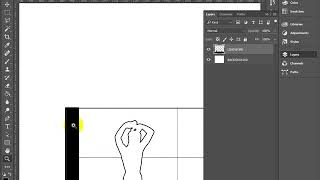 PhotoShop Basics - Barcelona Pavilion Section Graphic - Part 1