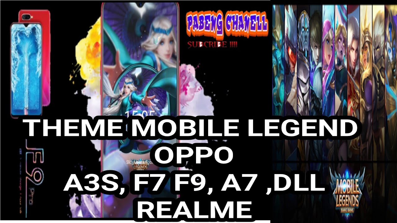 Oppo Theme Mobile Legend For A3s F9 F7 A7realme