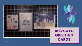 Use Your Scraps and Recycle Greeting Cards with Craspire Stamps and Dies