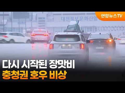 다시 시작된 장맛비…충청권 호우 비상 / 연합뉴스TV (YonhapnewsTV)