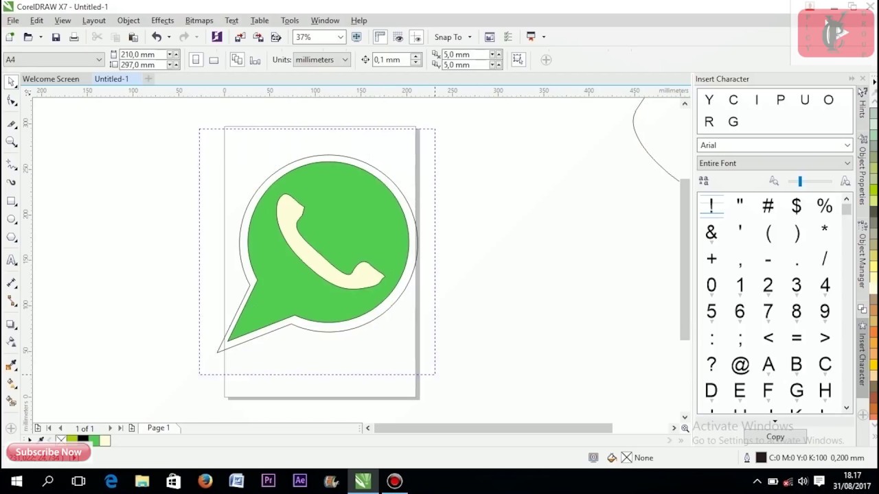 Cara Bikin Pattern Di Coreldraw | tutorial bikin logo whatsapp di corel draw youtube Cara Bikin Pattern Di Coreldraw | tutorial bikin logo whatsapp di corel draw youtube
