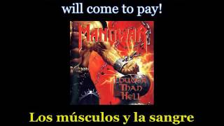 Video thumbnail of "Manowar - Number I - Lyrics / Subtitulos en español (Nwobhm) Traducida"