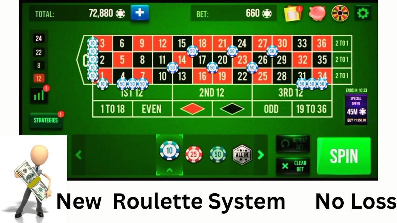 NEW ROULETTE SYSTEM NO LOSS YouTube