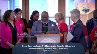 Press Conference: Free Gun Locks at 11 Hennepin County Libraries (2/23/35)