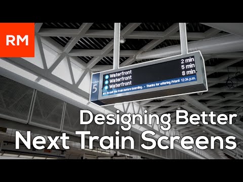 Designing Better Next Train Arrival Screens