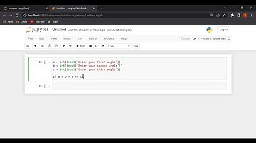 Python program to check if the given 3 angles can form a triangle or not.