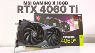 MSI RTX 4060 TI GAMING X Review | 4060ti Undervolting