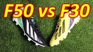 adidas f10 f30 f50 differences