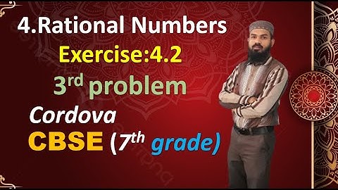 3. Which of the two rational numbers is greater in each of the following pair (i)5/6or7/8(ii)