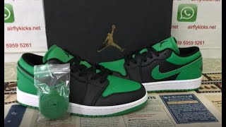 Air Jordan 1 Low Lucky Green Review