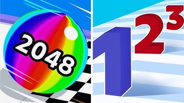 Ball Run 2048 VS Number Master🥸👈🤫👉🥸Walkthrough Max Gameplay HH3867
