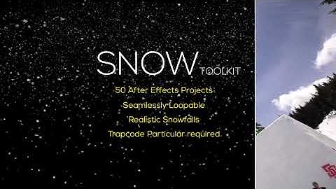 50 Realistic Snow Fall Overlays Project Pack - After Effects Template