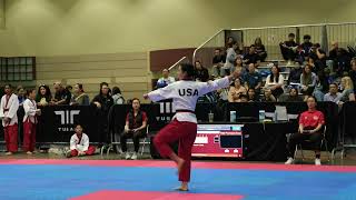 2024 U.S. REGIONAL TAEKWONDO QUALIFIER - EAST - Cadet Female Individual DSCF3945