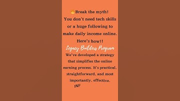 EARNING ONLINE DOESN