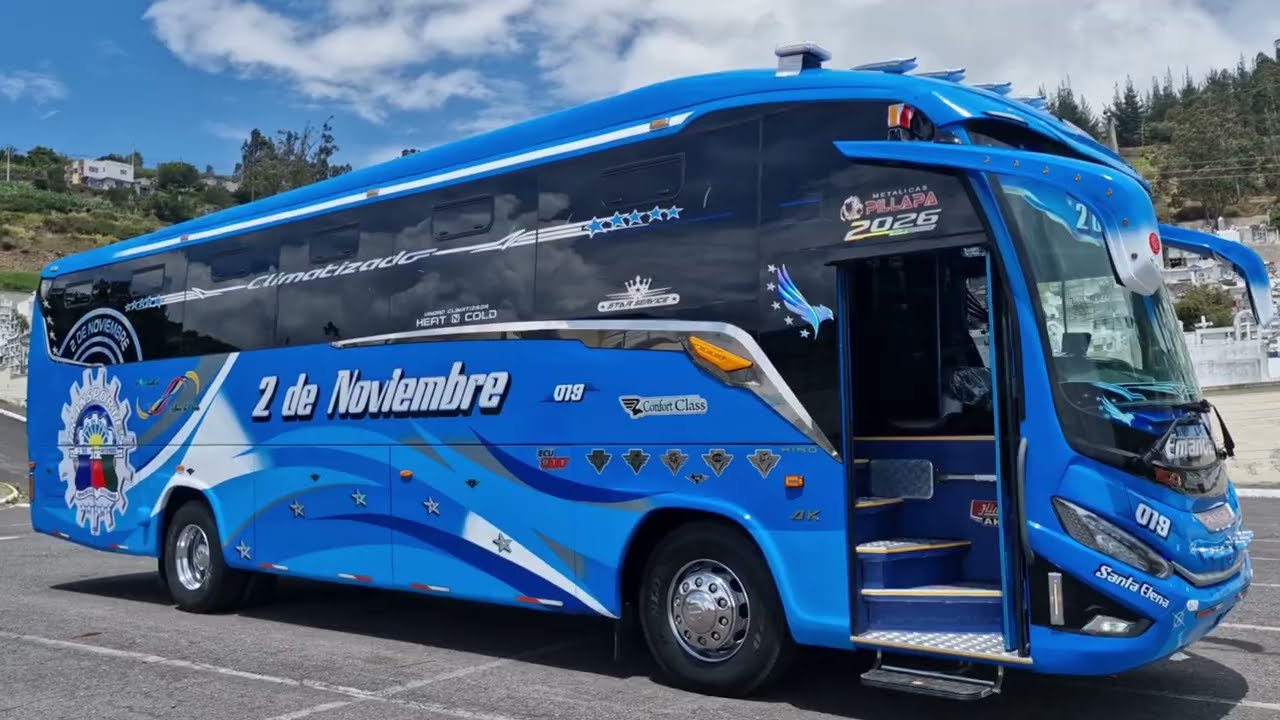 Así es el bus de Metálicas Pillapa 2 de Noviembre para la provincia de Santa Elena