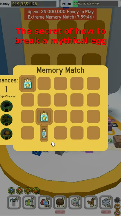 OMG MYTHIC EGG Bee Swarm Simulator #shorts