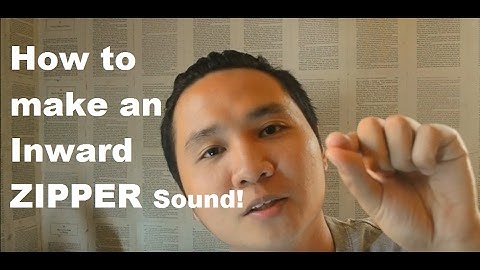 How to make an Inward Zipper Sound - 1 MINUTE BEATBOX LESSON