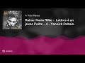 Rainer maria rilke   lettres  un jeune pote  4  yannick debain