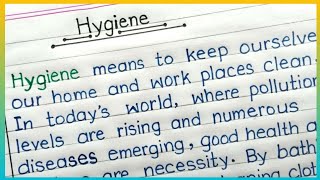 Essay On Hygiene In English ll Hygiene Essay In English ll KPD point life ll