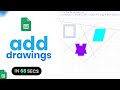 How to Add Drawings on Google Sheets [easy]