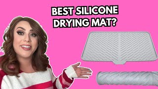Best Silicone Dish Drying Mat with Drain Spout – Anti-Slip & Multi-Use!