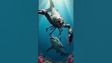 Tôm Hùm Khổng Lồ Săn Cá Mập Trắng | Hoạt Hình 3D Hoành Tráng #shorts