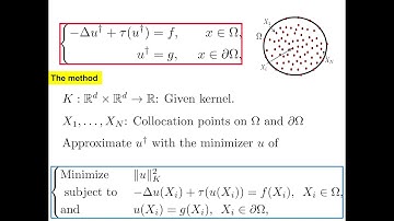 On solving/learning differential equations with kernels. Houman Owhadi. FAU  seminar. Oct 2021.