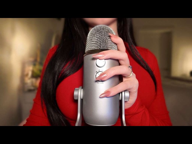 ASMR Mic Scratching with Layered Rain Sounds ✨ (No Talking)