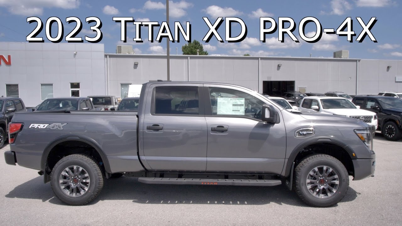 Juego De 2 Calcomanías PRO-4X Para La Caja De La Camioneta Nissan Titan XD 2015-2019