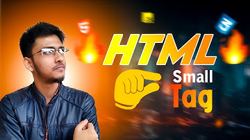 HTML Small Tag in Bangla | Complete Web Development Course | HOI