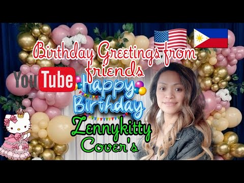 Birthday Greetings from youtube friends- Birthday greetings-youtube