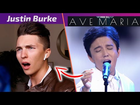 Одни эмоции.. / Justin Burke: Димаш - Ave Maria (Димаш реакция)