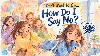 How to Say No Politely in English 🙅 | Friends, Colleagues & Invitations | A2–B1