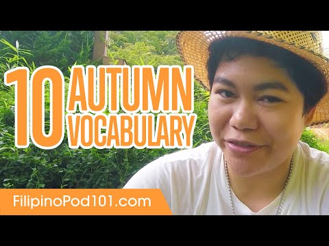 Learn the Top 10 Autumn Words in Filipino!