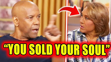 Denzel SHUTS DOWN Creepy Interviewers as Atheist Hollywood Crumbles