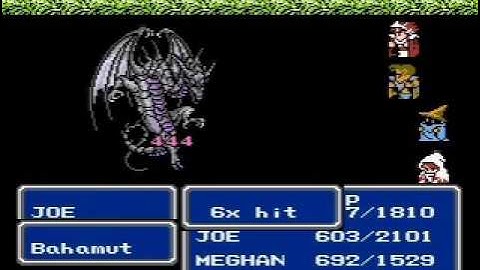 Final Fantasy III (NES) - Bahamut Redux