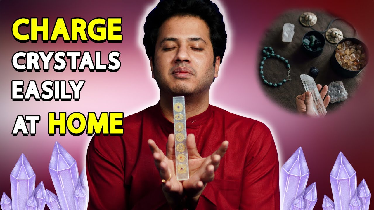 How to cleanse & Charge your Crystals at Home [HINDI] - YouTube