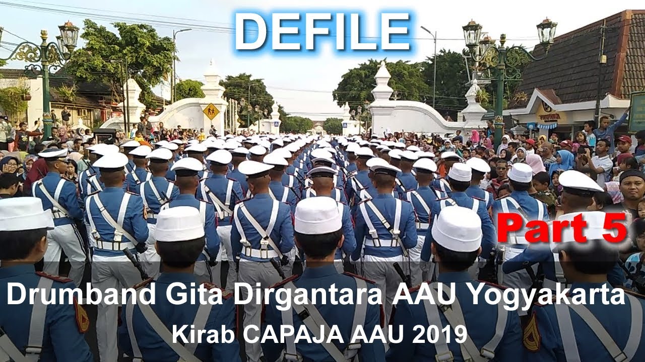Drumband Gita Dirgantara AAU - Kirab Capaja AAU 2019 | Part 5