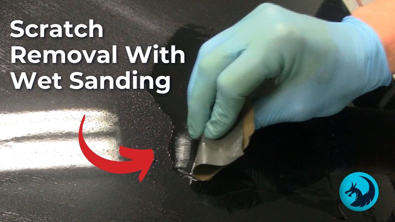 Easily Remove Car Paint Scratches with Wet Sanding YouTube