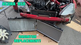 Radiator Replacement On 2002 Acura RSX! | Thay Bộ Tản Nhiệt Trên Chiếc 2002 Acura RSX