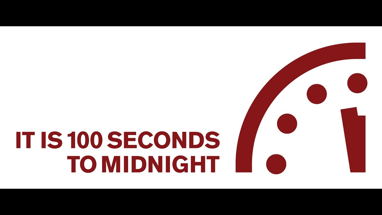 Doomsday Clock: 100 seconds until the end of the world –