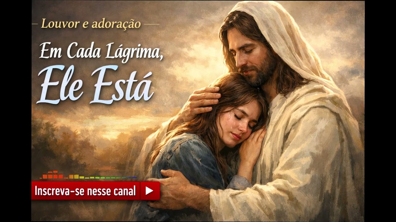 Em Cada Lágrima ,Ele Está(Louvor Emociona, Louvores Inéditos todos os estilos de louvores)