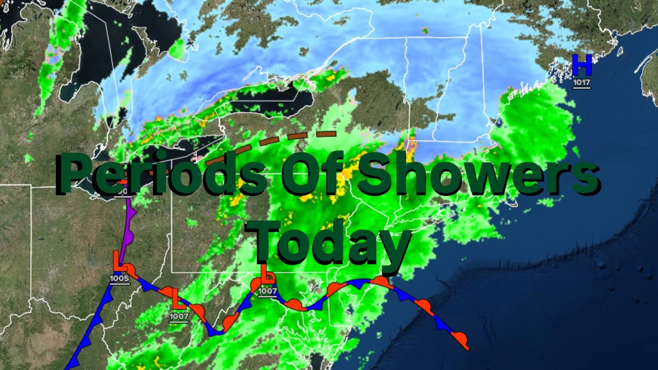 Periods Of Showers Today - YouTube