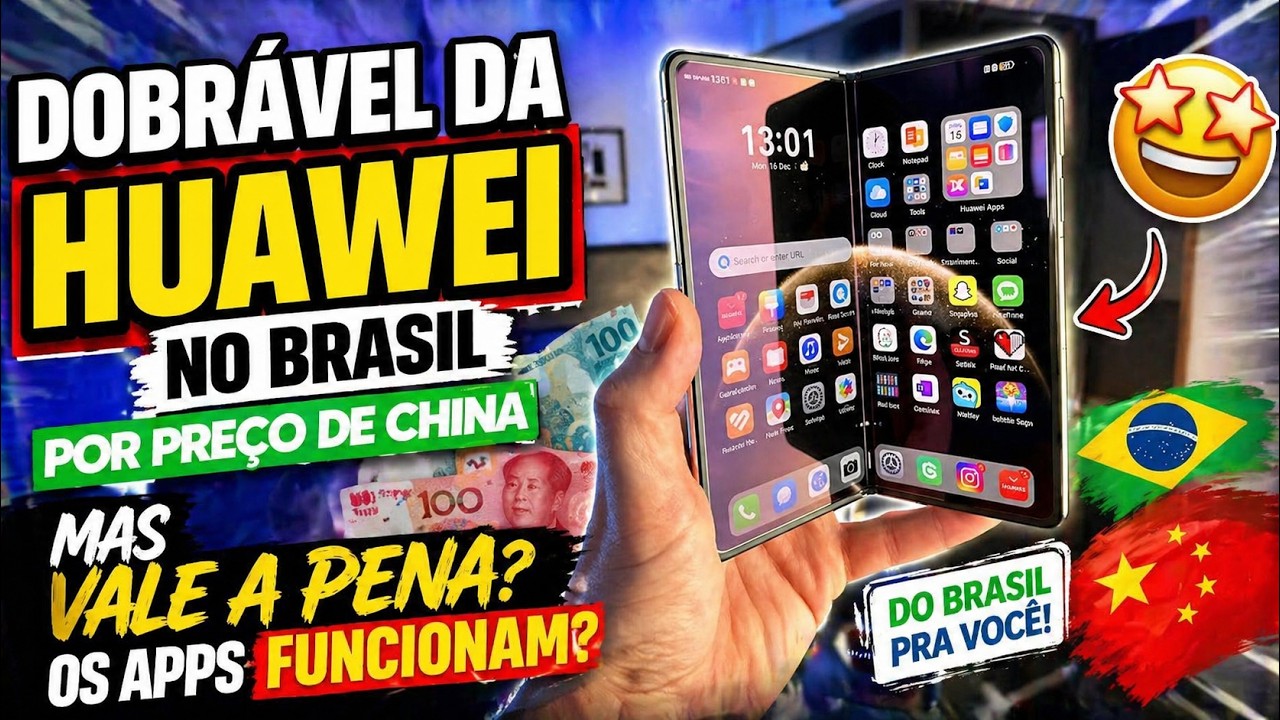 Huawei Mate X6 in Brazil with Chinese prices? R$7500 is 