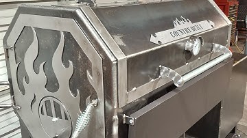Country Built reverse flow smoker